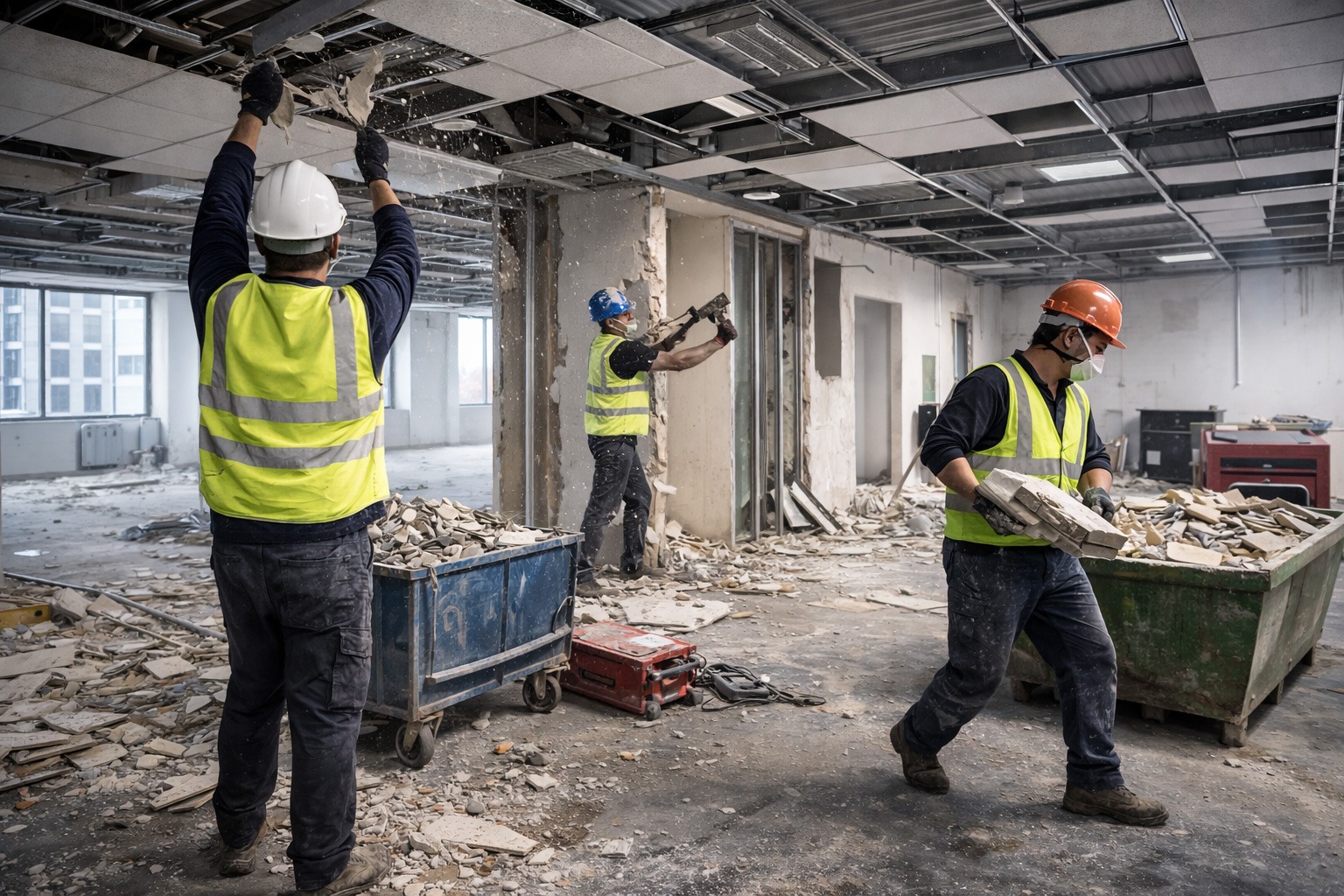 What Is Soft Demolition? Commercial Refurbishment Guide | HIR Ltd