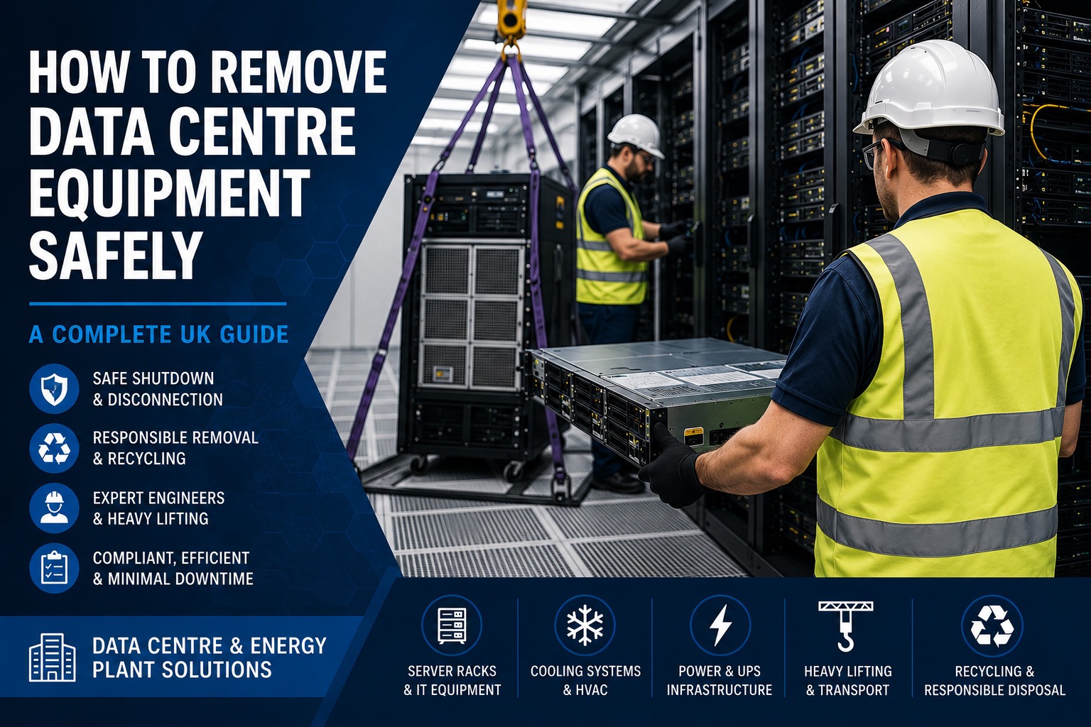 How to Remove Data Centre Equipment Safely (UK Guide)