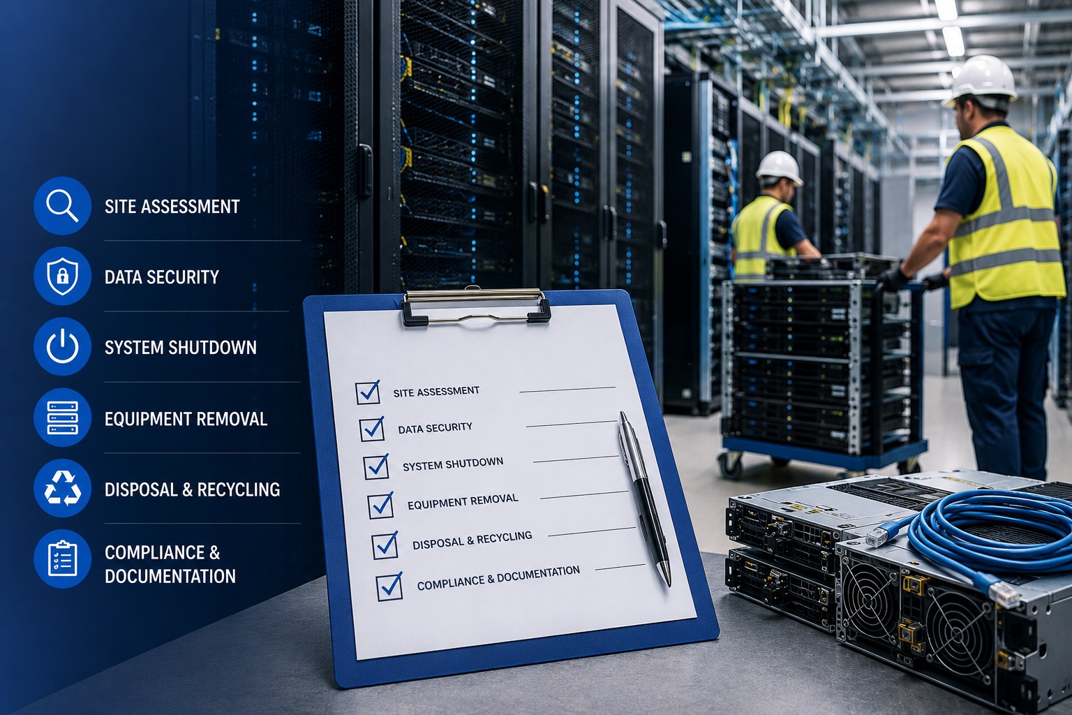 Data Centre Decommissioning Checklist UK: What Businesses Must Do Before Shutdown