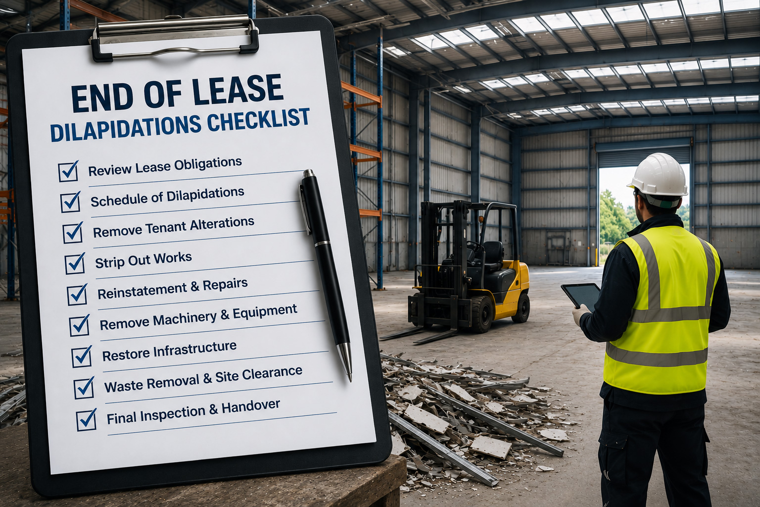 HIR Ltd - End of Lease Dilapidations: A Complete Checklist for Commercial Tenants