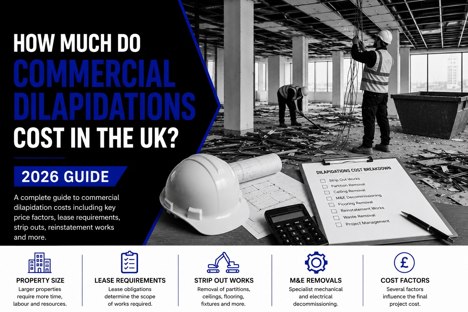 How Much Do Commercial Dilapidations Cost in the UK? (2026 Guide)