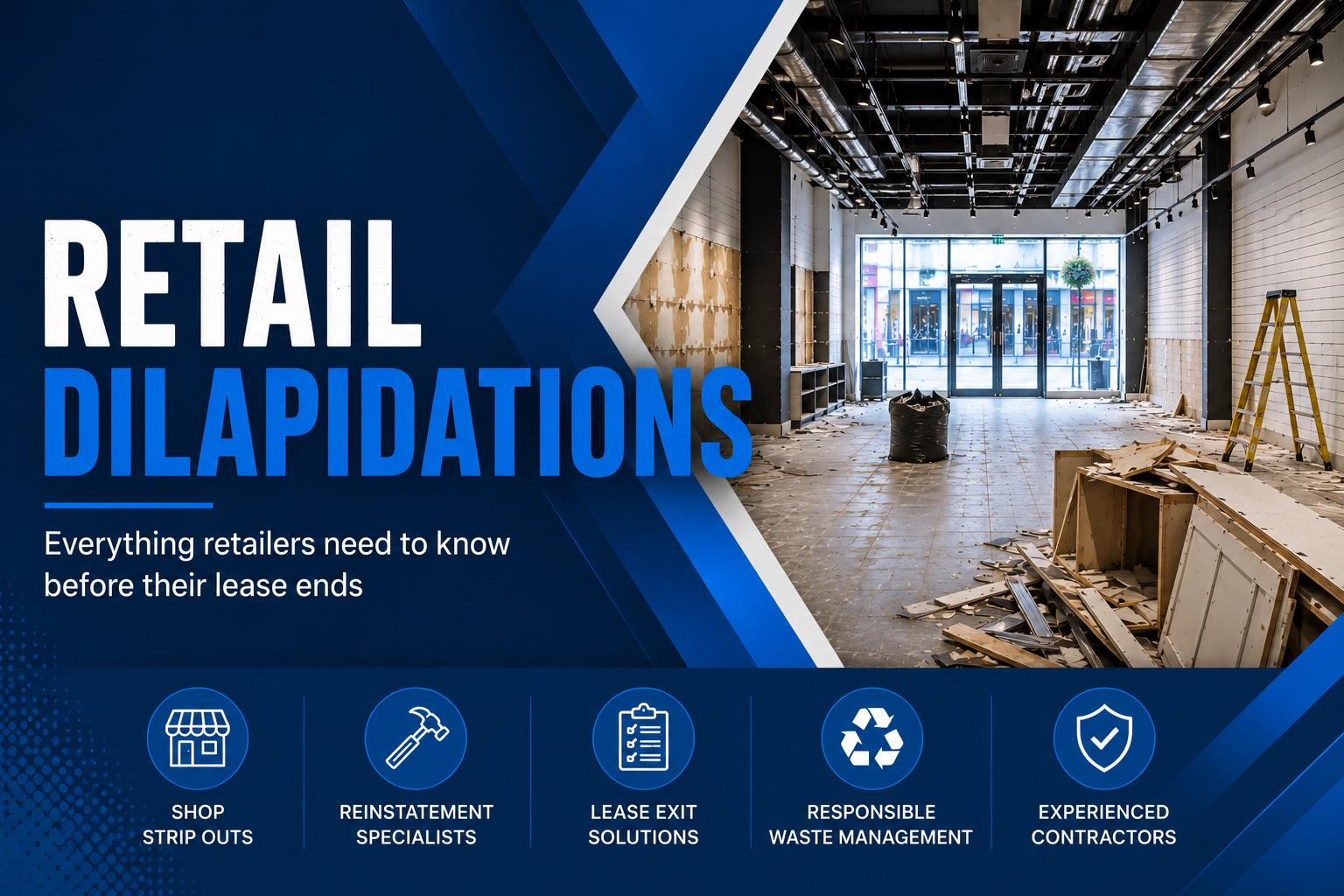 Retail Dilapidations Explained: Everything Retailers Need to Know Before Their Lease Ends