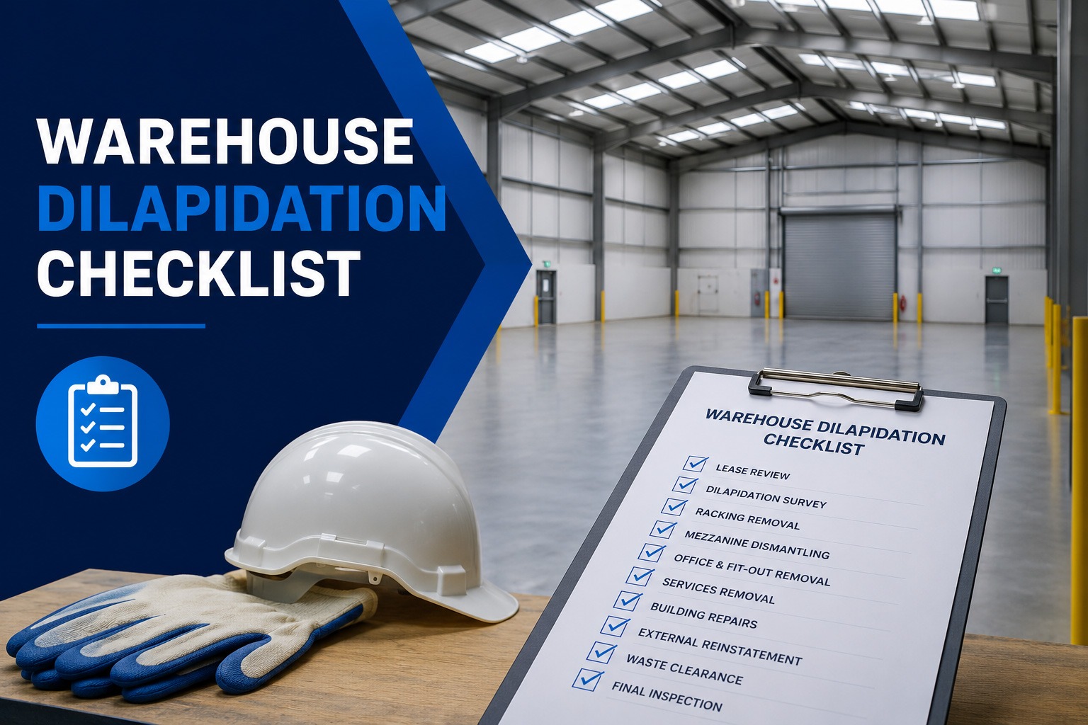 Warehouse Dilapidation Checklist Before Lease Expiry