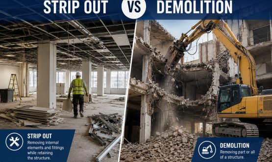 Strip Out vs Demolition: What's the Difference? | HIR Ltd